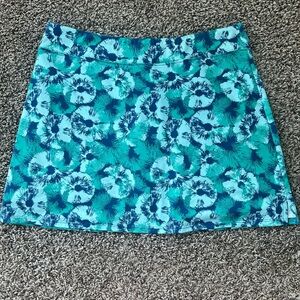 Tranquility Turquoise Tie-Dye Mini Skort